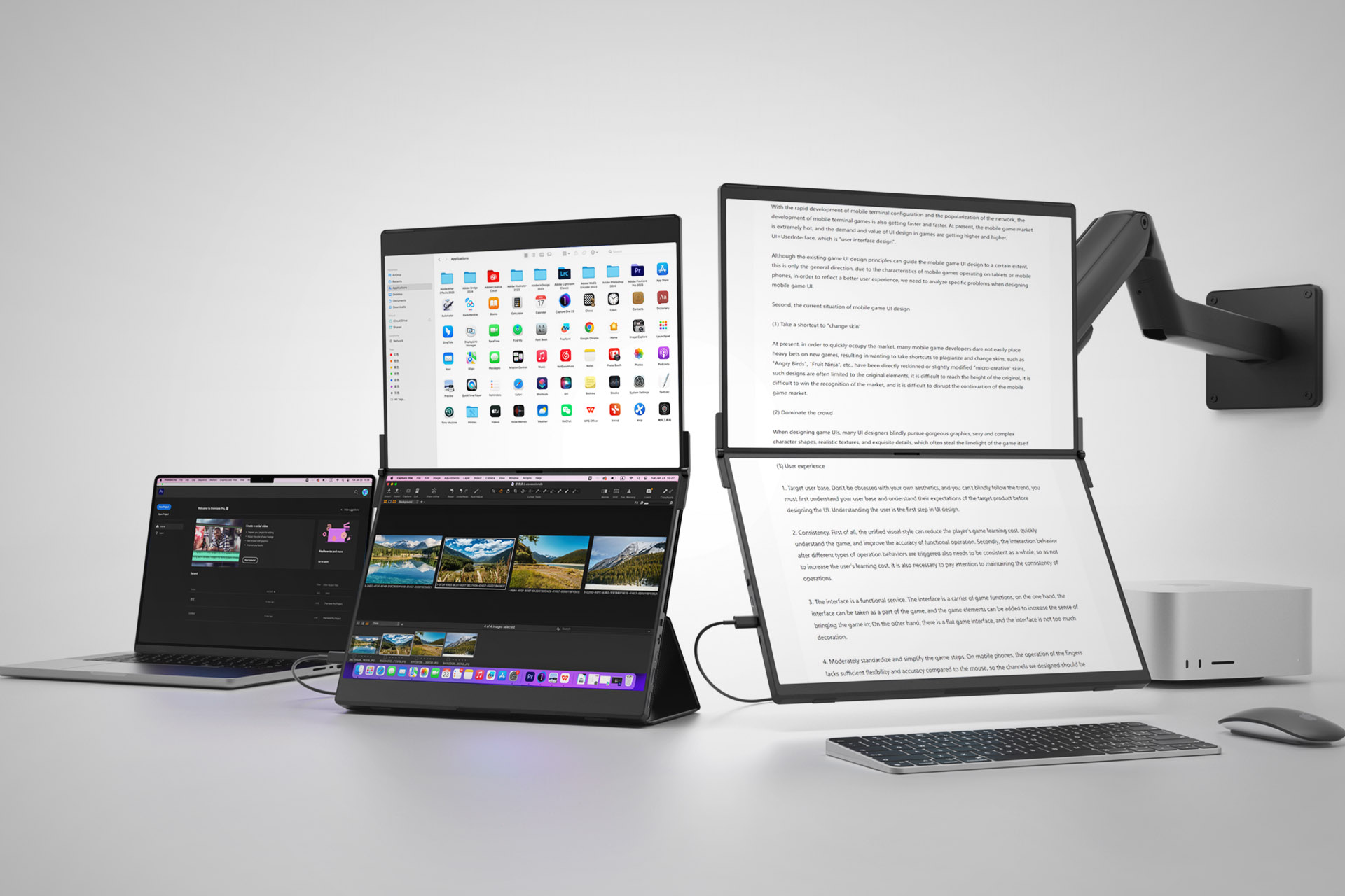 JSAUX FlipGo: un doppio schermo portatile per incrementare la produttività