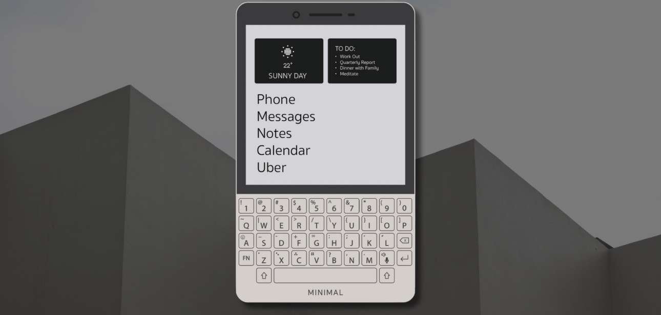 The Minimal Phone: il primo smartphohe E-Ink con tastiera QWERTY