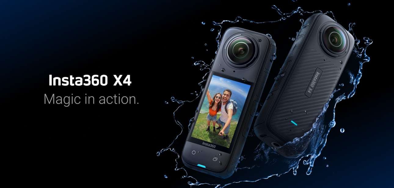 Insta360 X4: riprese mozzafiato in 8K per i viaggi e lo sport
