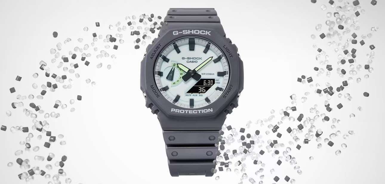 Un G-Shock luminescente ed ecosostenibile: Casio GA-2100HD-8A