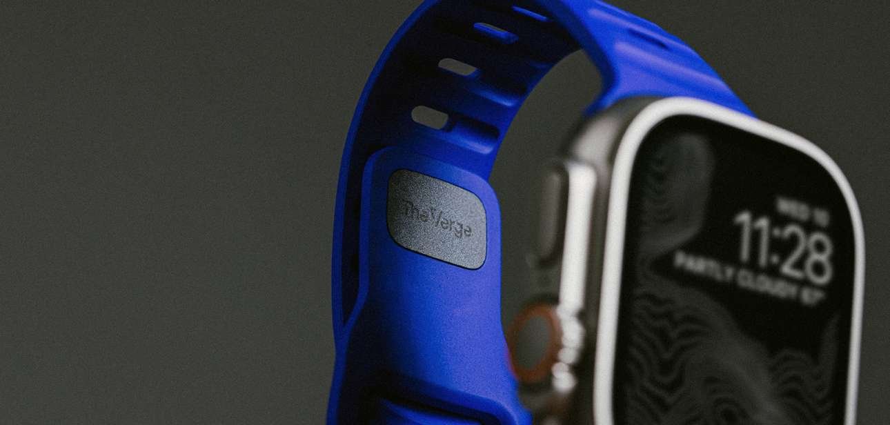 Blurple è la Watch Band realizzata da Nomad per The Verge