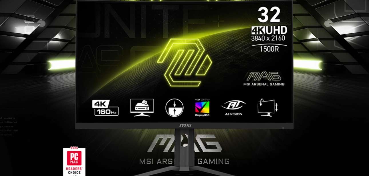 MSI MAG 321CUPDF: un monitor 4K da 32 pollici con due gaming mode