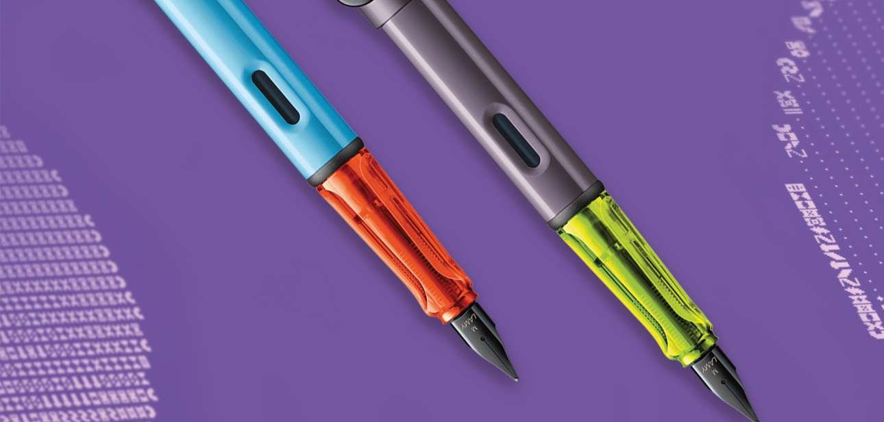 LAMY AL-star 2025 nei colori azzurro "denim" e melanzana "aubergine"