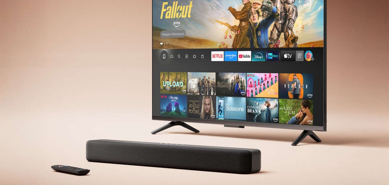 Amazon porta in Italia le nuove Fire TV Soundbar e Soundbar Plus: audio premium per l’home entertainment